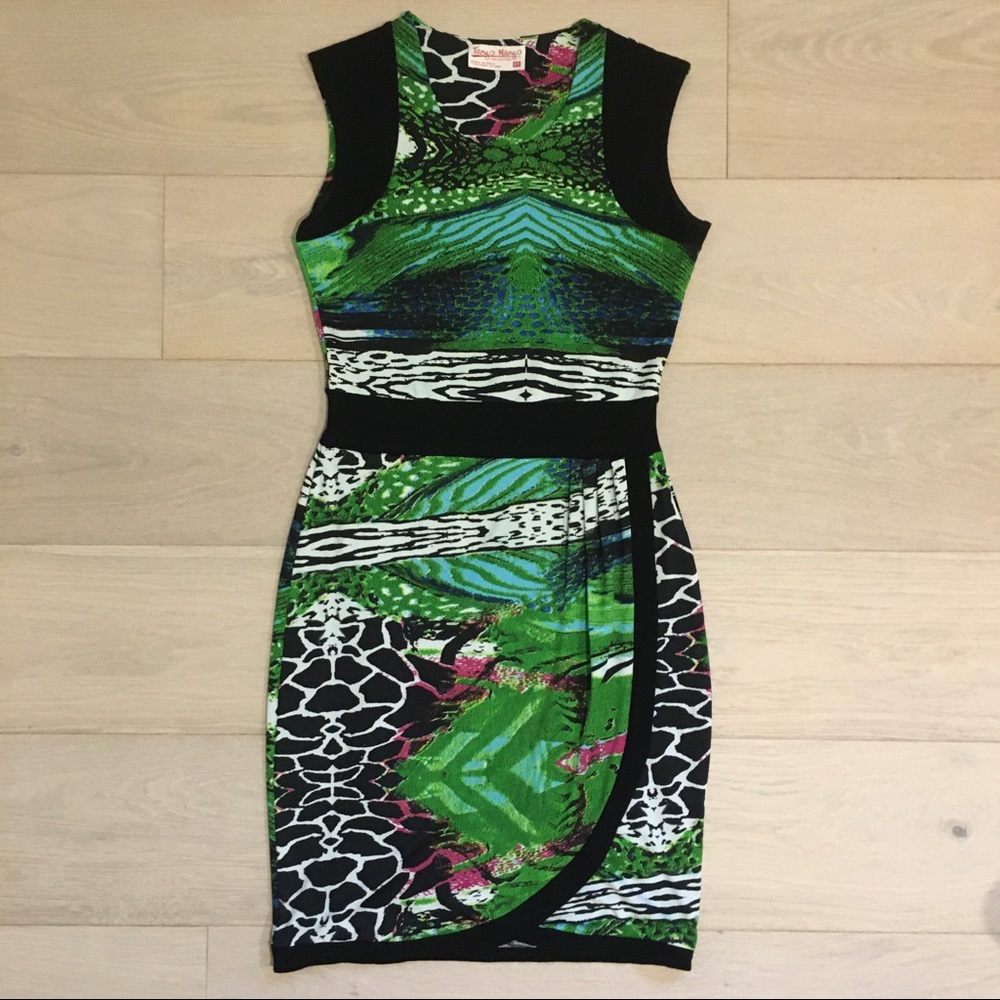 XS Multi-Patterned Dress